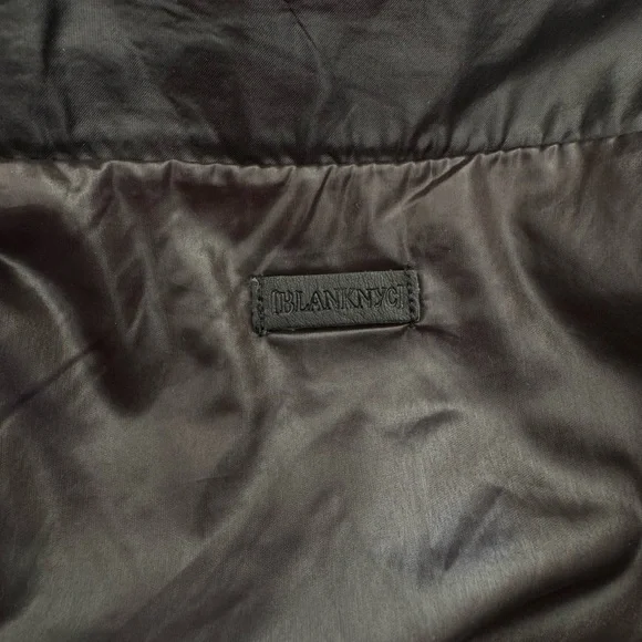BLANKNYC Black Matte Funnel Neck Windbreaker Jacket Size L Large NWOT - Picture 14 of 16